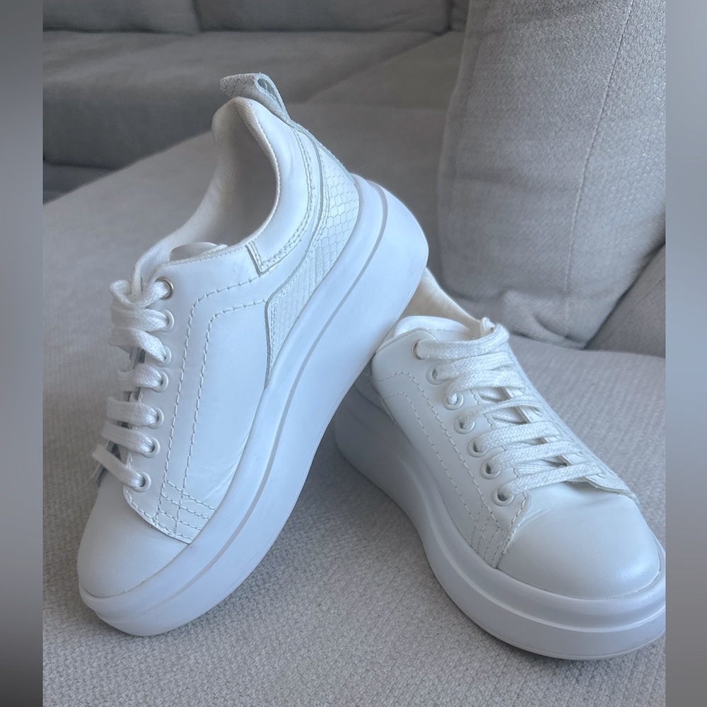 Platform White Sneakers